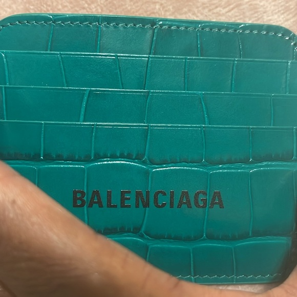 CASH CARD HOLDER CROCODILE EMBOSSED - Picture 5 of 5